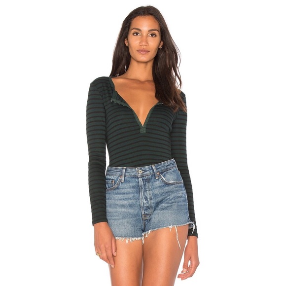Splendid Tops - Splendid Venice Stripe Long Sleeve Henley